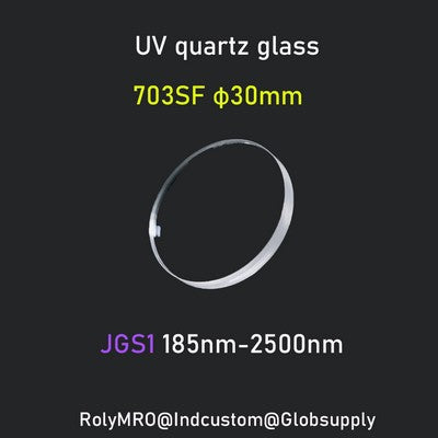 JGS1 Quartz Glass for Extreme Ultraviolet (EUV) – Optical Windows, Lens Substrates,φ30mm