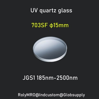 JGS1 Quartz Glass for Extreme Ultraviolet (EUV) – Optical Windows, Lens Substrates,φ15mm