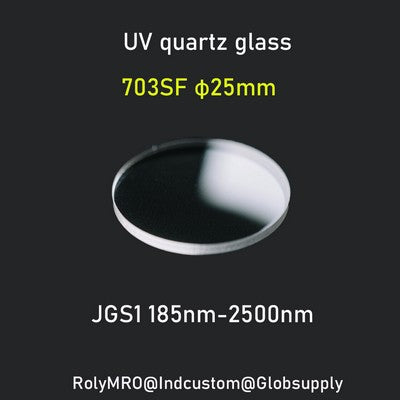 JGS1 Quartz Glass for Extreme Ultraviolet (EUV) – Optical Windows, Lens Substrates,φ25mm