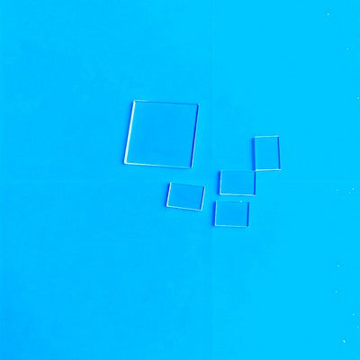 25x25mm 30x30mm Sapphire Glass Plates - 2000°C Heat Resistant, Mohs 9 Hardness, Laser/Optical Use