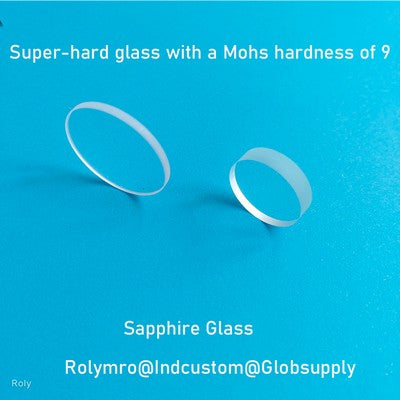 φ3_4_5_6mm Sapphire Glass Plates - 2000°C Heat Resistant, Mohs 9 Hardness, Laser/Optical Use