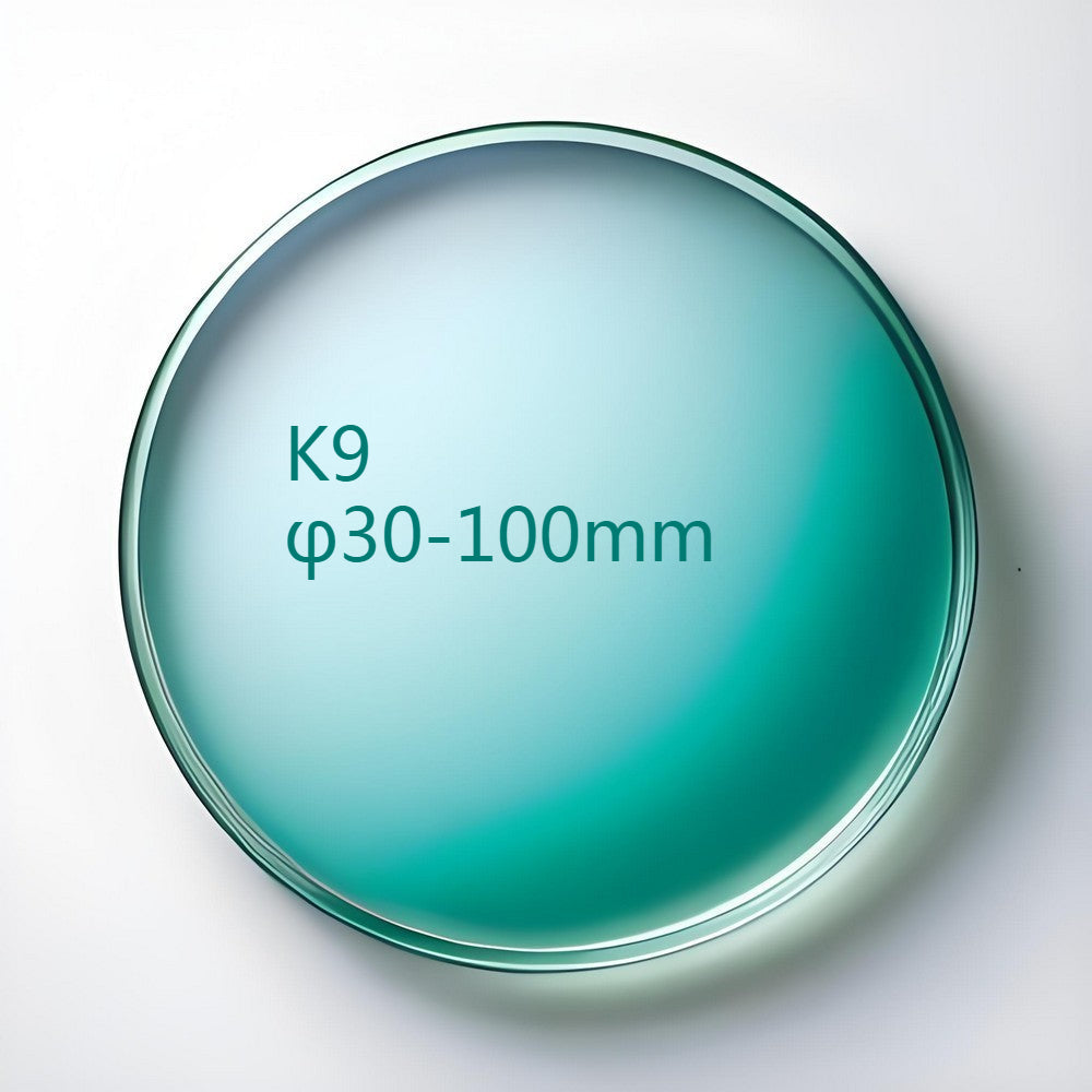 Plaques circulaires en verre optique K9 | Plusieurs tailles en stock et personnalisables | Taux de transmission de la lumière élevé