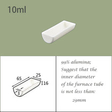 Charger l&#39;image dans la galerie, 【Lab Essential】99% Alumina Boat, 1600-1750°C High-Temperature Resistant, Half-Round Mullite Crucible，10~1000ml