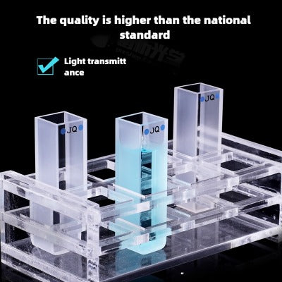 Quartz Cuvette for Spectrophotometer - 10mm Path Length, 20/30/40/50mm Dimensions, 1cm UV/Visible, Heat-Resistant, High Transmittance, Compatible with 751/752 Models