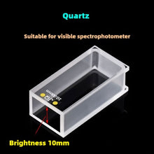 Charger l&#39;image dans la galerie, Glass Lovibond Cuvette - 10mm Path Length, UV Transparent, Fused Bonding, Lovibond /Brand Compatibility