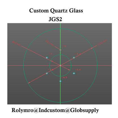 Custom quartz glass/Kính thạch anh tùy chỉnh