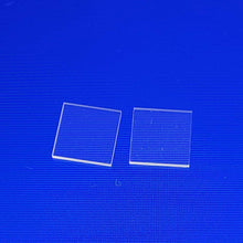 Laden Sie das Bild in den Galerie-Viewer, 55mm/60mm Heat-proof Square Optical Quartz Windows for Ultraviolet Light Transmission