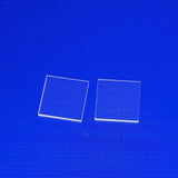 40mm/45mm Corrosion-resistant Square Quartz Window Sheets with High Light Transmission