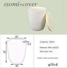 Load image into Gallery viewer, 30ml-200ml Ultra-High-Temperature &amp; Corrosion Resistant - 99% Alumina High-Form Crucibles