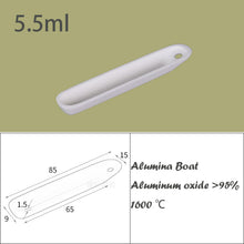 Laden Sie das Bild in den Galerie-Viewer, Research-Grade 99% Alumina Mullite Boat, Tube Furnace Refractory Crucible Resistant to 1600°C~1750°C, Ideal Lab Companion