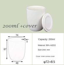 Charger l&#39;image dans la galerie, 30ml-200ml Ultra-High-Temperature &amp; Corrosion Resistant - 99% Alumina High-Form Crucibles