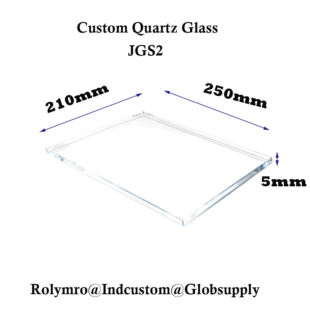 Custom quartz glass/Kính thạch anh tùy chỉnh