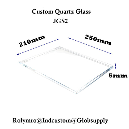 Custom quartz glass/Kính thạch anh tùy chỉnh