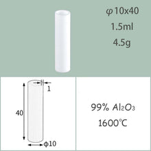 Charger l&#39;image dans la galerie, φ8-φ16mm Alumina Dish|Heat-Resistant Alumina Disc/Tube | Max Usage Temp 1600°C | 99% Al₂O₃ Material