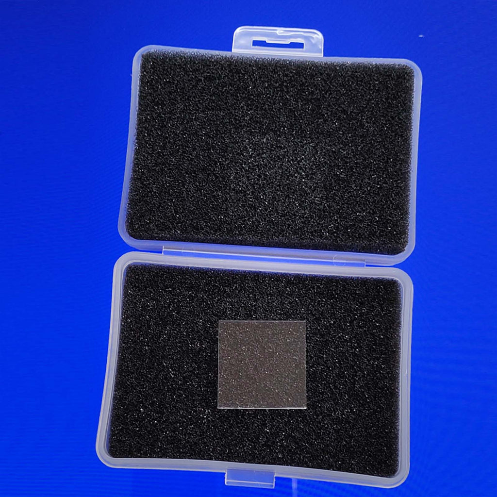 25*25mm Custom UV-permeable Corrosion-resistant Square Quartz Glass Assemblies