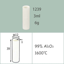 Charger l&#39;image dans la galerie, φ8-φ16mm Alumina Dish|Heat-Resistant Alumina Disc/Tube | Max Usage Temp 1600°C | 99% Al₂O₃ Material