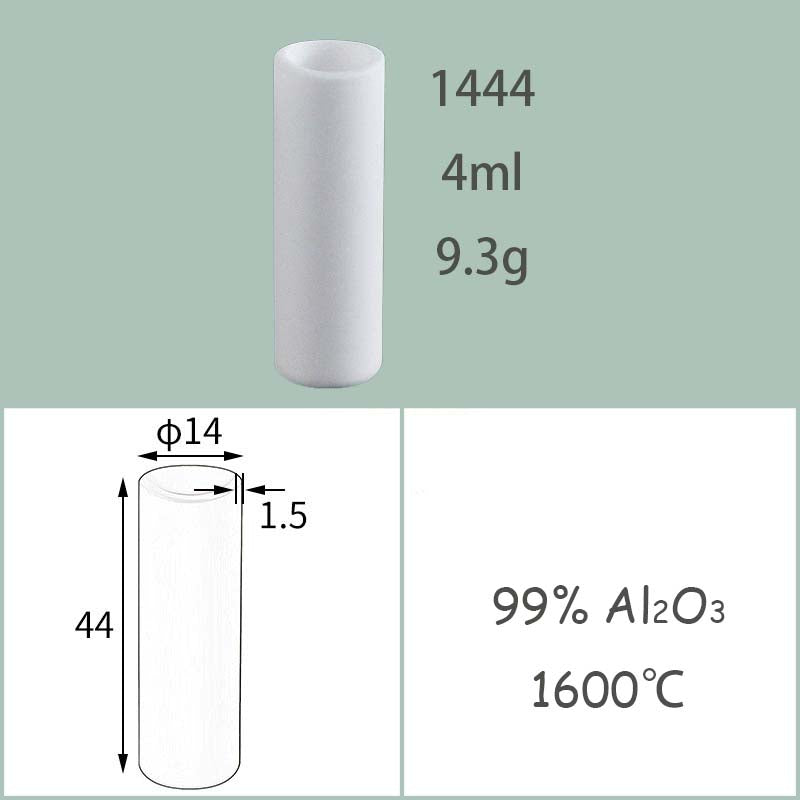 φ8-φ16mm Alumina Dish|Heat-Resistant Alumina Disc/Tube | Max Usage Temp 1600°C | 99% Al₂O₃ Material