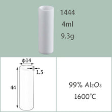 Charger l&#39;image dans la galerie, φ8-φ16mm Alumina Dish|Heat-Resistant Alumina Disc/Tube | Max Usage Temp 1600°C | 99% Al₂O₃ Material