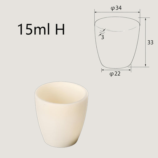 15ml-tall High-Temperature Resistant Alumina Crucible, Tall Industrial Design