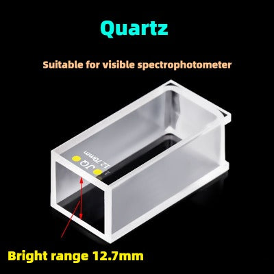 Quartz Lovibond Cuvette - 12.7mm Path Length, UV Transparent, Fused Bonding, Lovibond  Brand Compatibility