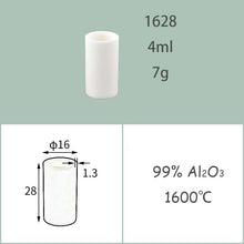 Charger l&#39;image dans la galerie, φ8-φ16mm Alumina Dish|Heat-Resistant Alumina Disc/Tube | Max Usage Temp 1600°C | 99% Al₂O₃ Material