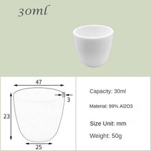 Load image into Gallery viewer, 30ml-200ml Ultra-High-Temperature &amp; Corrosion Resistant - 99% Alumina High-Form Crucibles