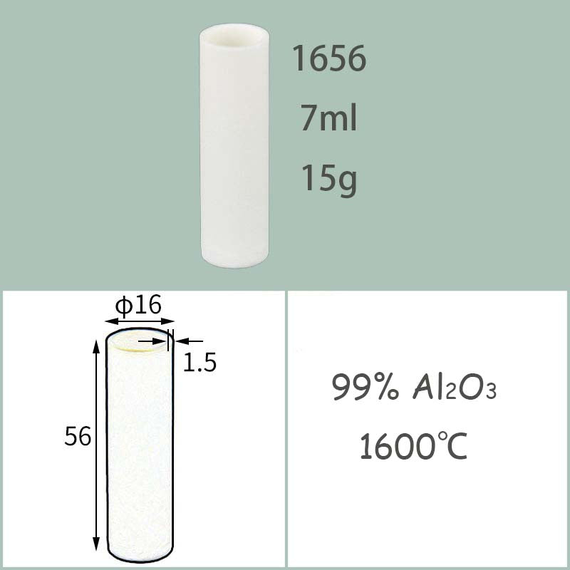 φ8-φ16mm Alumina Dish|Heat-Resistant Alumina Disc/Tube | Max Usage Temp 1600°C | 99% Al₂O₃ Material