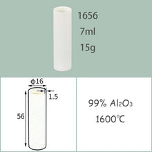 Charger l&#39;image dans la galerie, φ8-φ16mm Alumina Dish|Heat-Resistant Alumina Disc/Tube | Max Usage Temp 1600°C | 99% Al₂O₃ Material