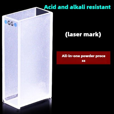 20mm Path Length Glass Cuvette - High Transmittance, Data-Matched Set, 7ml Capacity, Two-Sided Illumination