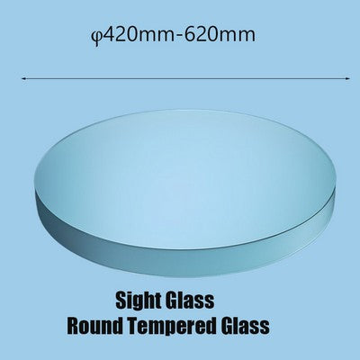 420-620mm sight glass Heat-Resistant Tempered Glass Viewing Mirror, Thickness 5-30mm, Top Choice for Industrial Equipment Windows