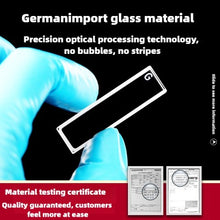 Laden Sie das Bild in den Galerie-Viewer, 3mm Path Length Glass Cuvette - High Transmittance, Fused Powder Process, German Imported Material, 1.05ml Capacity, Two-Sided Illumination