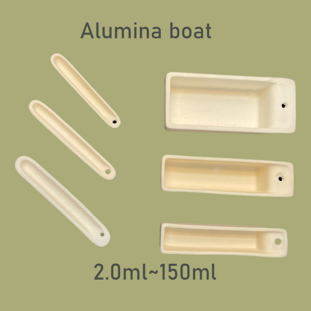 Alumina Boats/Crucibles, Temperature Resistant up to 1750°C, 2ml~150ml Capacity, Research Grade Ceramic Containers,99.9% si2o3