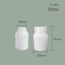 Load image into Gallery viewer, 25ml/50ml Temperature-Resistant PTFE Narrow-Mouth Bottle Chemically Resistant Teflon Wide-Mouth Bottle