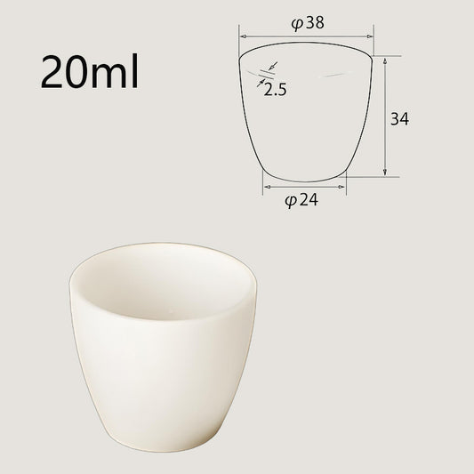 20ml Corrosion-Resistant Alumina Crucible, Perfect for Industrial High-Temp Processing