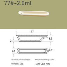 Charger l&#39;image dans la galerie, Alumina Boats/Crucibles, Temperature Resistant up to 1750°C, 2ml~150ml Capacity, Research Grade Ceramic Containers,99.9% si2o3