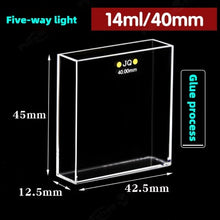 Load image into Gallery viewer, Quartz Cuvette - Five-Sided Illumination, 5mm to 100mm Path Length, Integrated Optical Bonding Process, Fluorescence Cuvette, UV Transparent