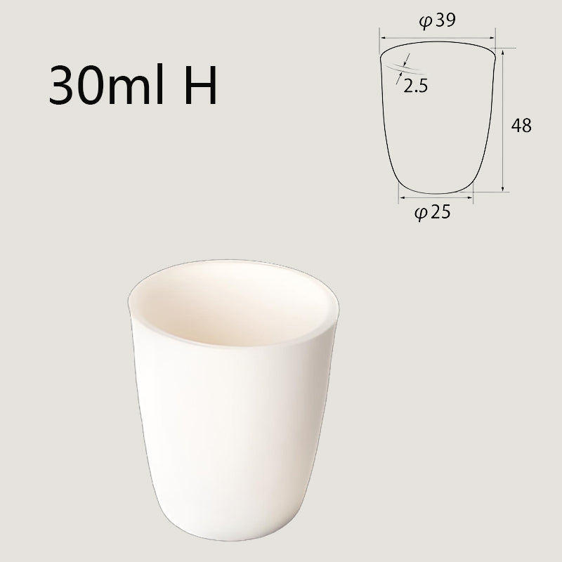 30ml-tall High-Temperature Resistant Alumina Crucible, Tall Industrial Design