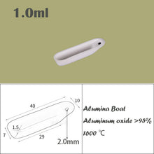 Load image into Gallery viewer, Research-Grade 99% Alumina Mullite Boat, Tube Furnace Refractory Crucible Resistant to 1600°C~1750°C, Ideal Lab Companion