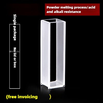 10mm Path Length Glass Cuvette - 20/30/40/50mm Dimensions, High Transmittance, 1cm, Two-Sided Illumination, 3.5ml Capacity for 721/752 Spectrophotometer