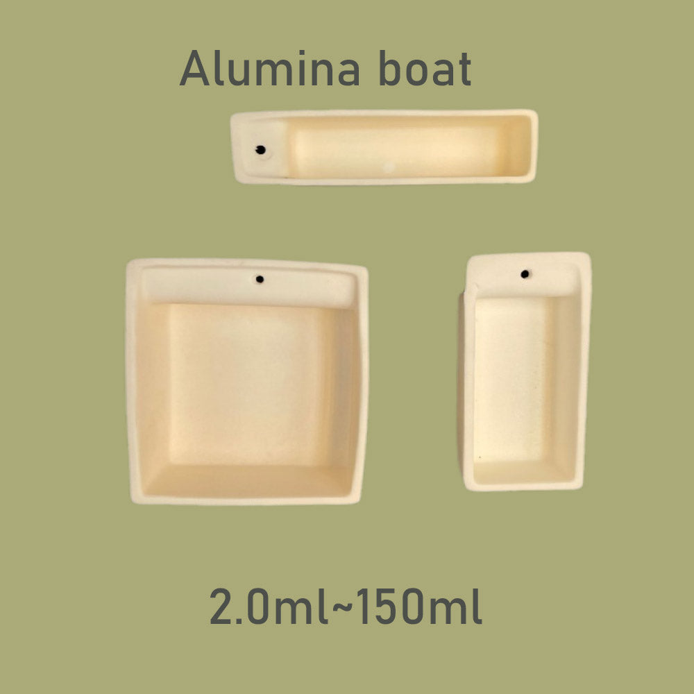 Alumina Boats/Crucibles, Temperature Resistant up to 1750°C, 2ml~150ml Capacity, Research Grade Ceramic Containers,99.9% si2o3