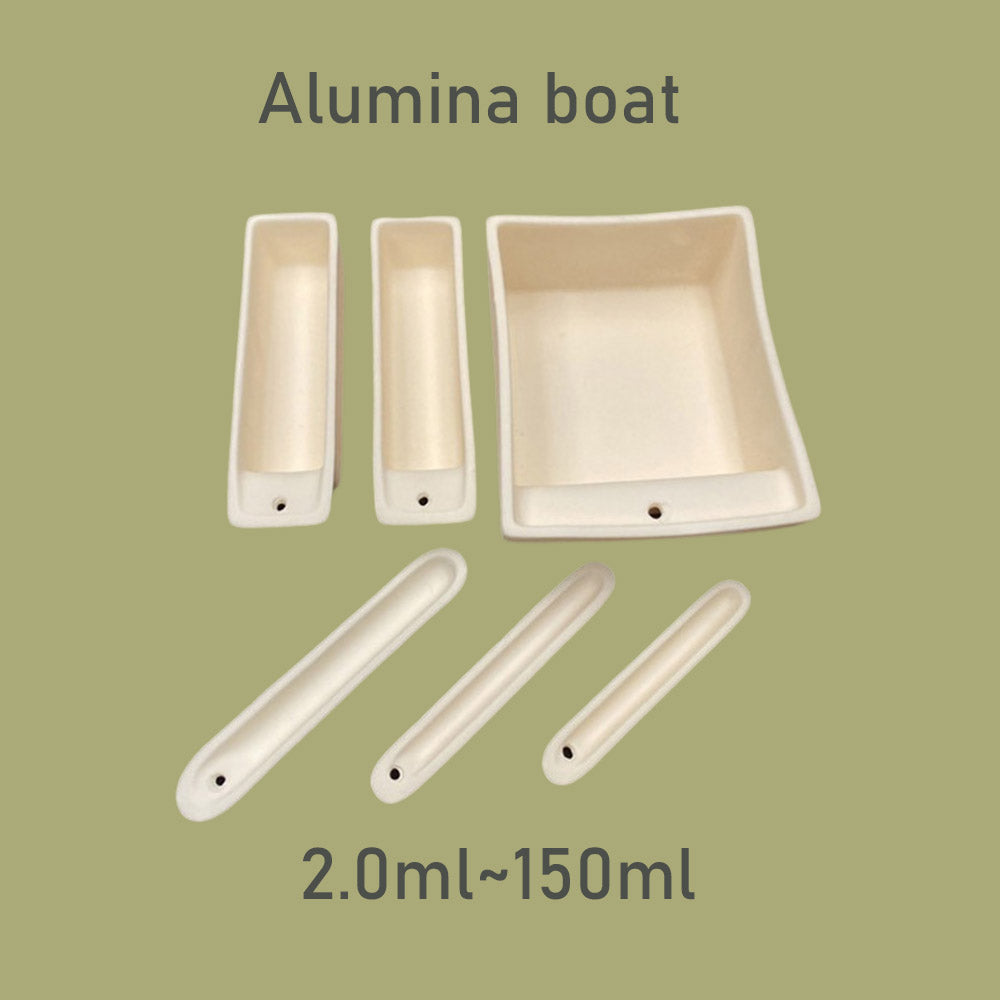 Alumina Boats/Crucibles, Temperature Resistant up to 1750°C, 2ml~150ml Capacity, Research Grade Ceramic Containers,99.9% si2o3