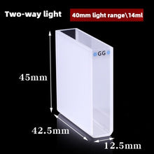 Laden Sie das Bild in den Galerie-Viewer, High Transmittance Glass Cuvette Set - 40mm Path Length, 10pcs, Two-Sided Illumination, Comparative Cuvette Set