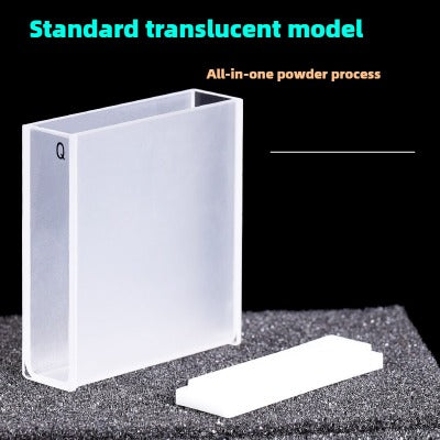 40mm Path Length Quartz Standard Cuvette - JGS1 Imported Material, Two-Sided Illumination, Data-Matched, 14ml Capacity, UV Transparent, High Transmittance Sample Cell