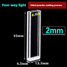 Load image into Gallery viewer, Quartz Fluorescence Cuvette - Five-Sided Illumination, 5mm to 100mm Path Length, Integrated Optical Bonding Process, UV Transparent