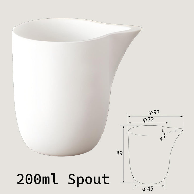 200ml-spout High-Temperature Resistant Alumina Crucible, Spout Design for Industry