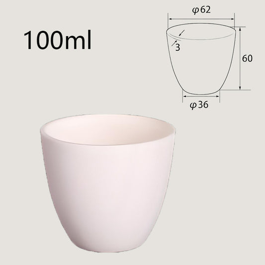 100ml High-Temperature Resistant Alumina Crucible, Ideal for Industrial Smelting