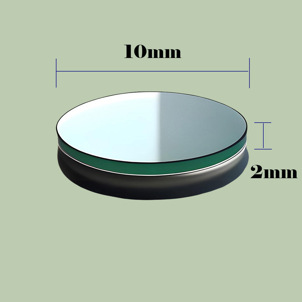 Custom High-Precision Optical Ultra-White Laboratory Glass Slides | Flat & Highly Transparent Round/Square Glass Plates | Precision Machining for Any Size
