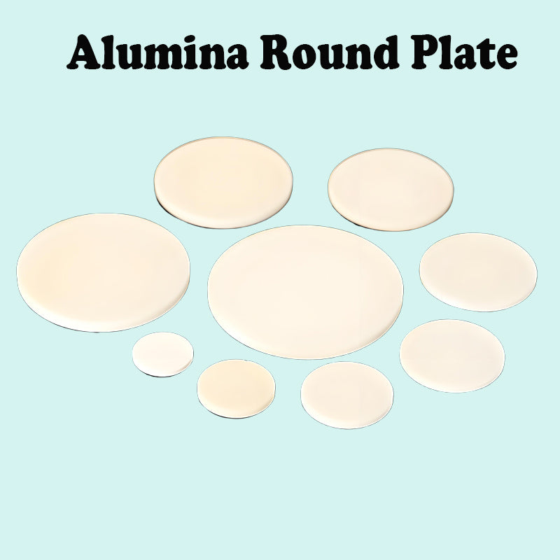 Medium Round Alumina Plate, 30mm-85mm Diameter, High-Temperature & Wear-Resistant Industrial Ceramic Disc