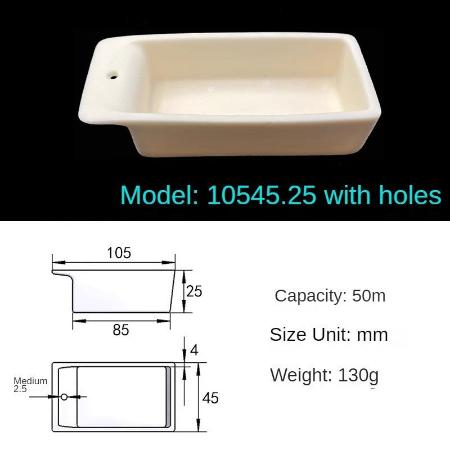 Alumina Combustion Boat  10545