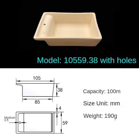 Alumina Combustion Boat  10559